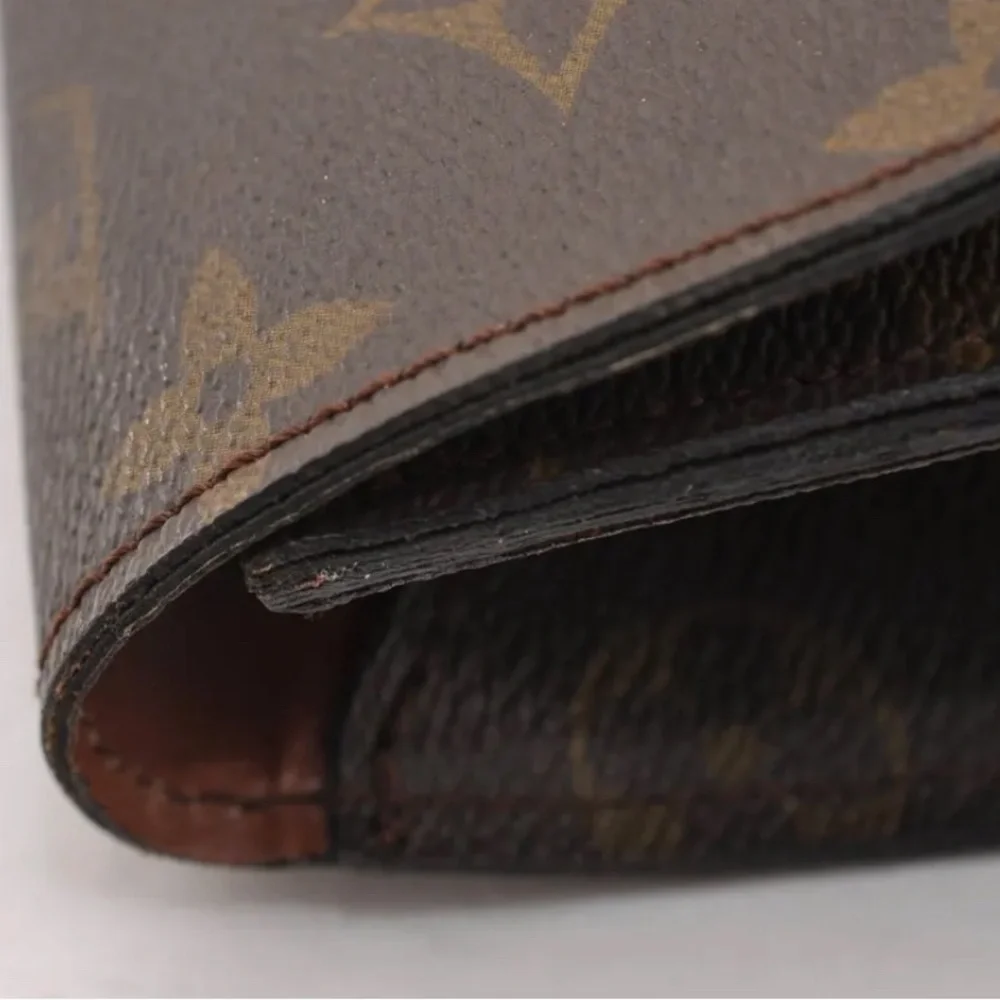 Louis Vuitton Monogram Poche Ministre Document Case Authentic Vintage 70s Model